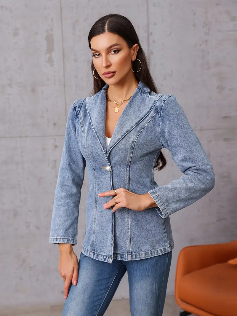 Albina - Elegante giacca in denim da donna