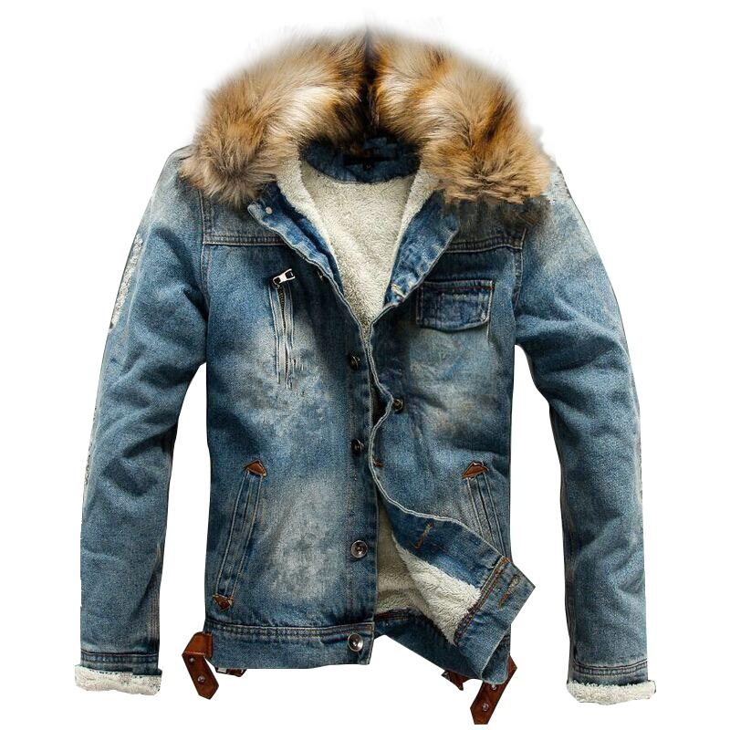 Giacca in Denim Rockefeller con Finiture in Sherpa