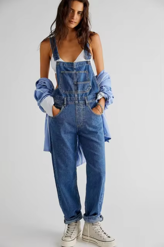 Shaira – Salopette in denim sciolta