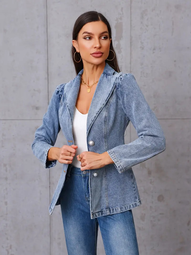 Albina - Elegante giacca in denim da donna