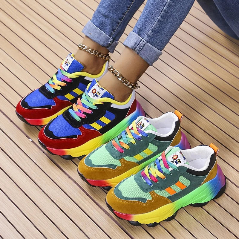 Helen - Sneakers ortopediche colorate con stile