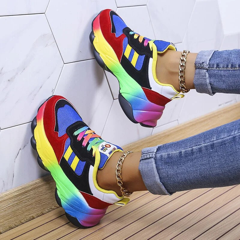 Helen - Sneakers ortopediche colorate con stile