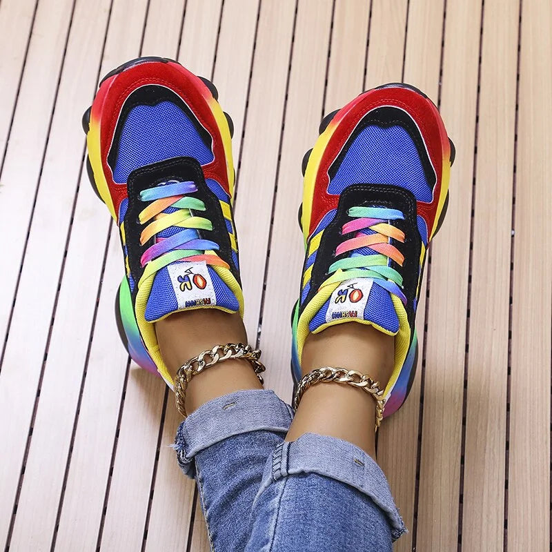 Helen - Sneakers ortopediche colorate con stile