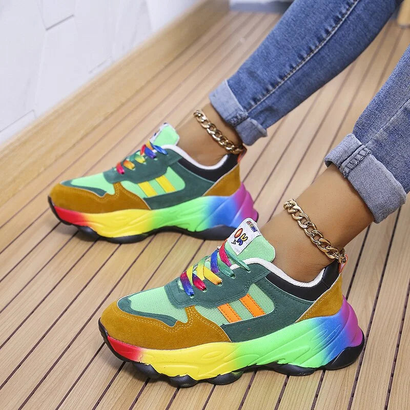 Helen - Sneakers ortopediche colorate con stile