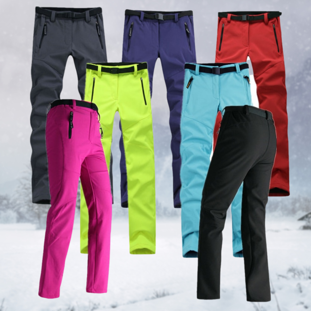 Pantaloni da trekking da donna resistenti e impermeabili