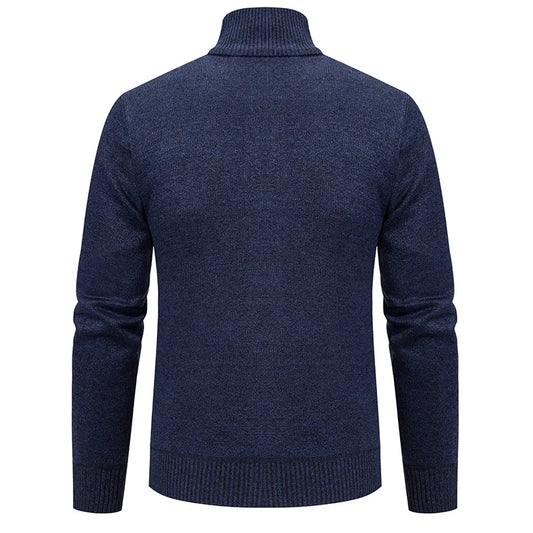 Cardigan con zip da uomo - Tobin