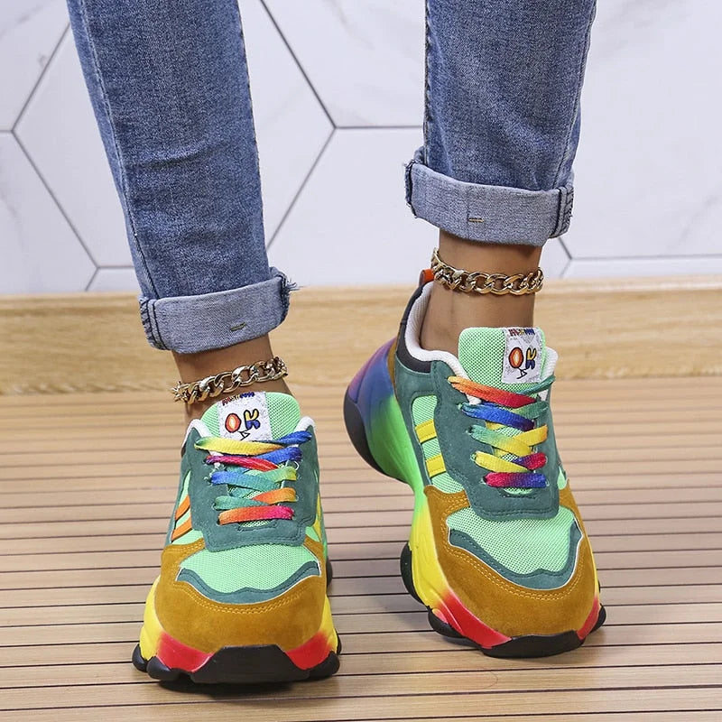 Helen - Sneakers ortopediche colorate con stile