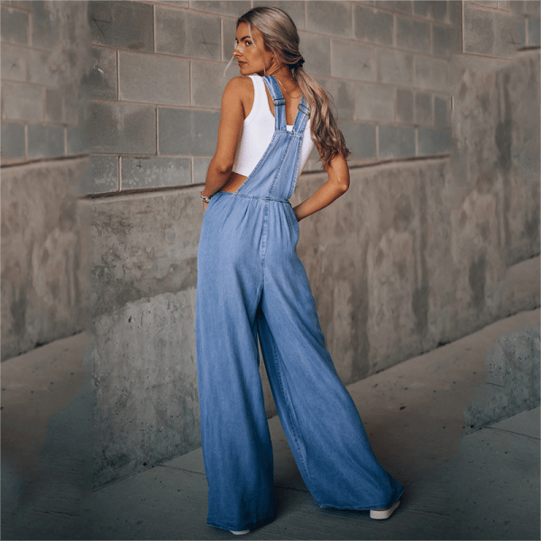 Sanura - Tuta da donna in denim